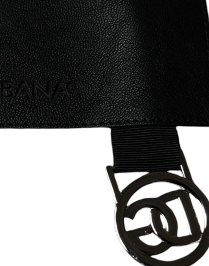 Dolce &amp; Gabbana grå t-shirt i bomull med rund hals och logotypmärke