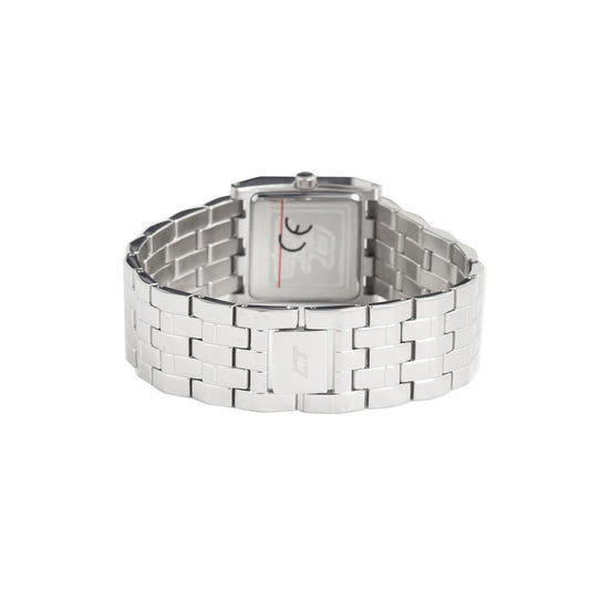 Chronotech Silverfärgad rostfri stålklocka