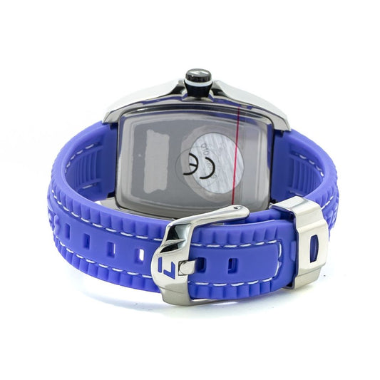 Chronotech blå gummiklocka