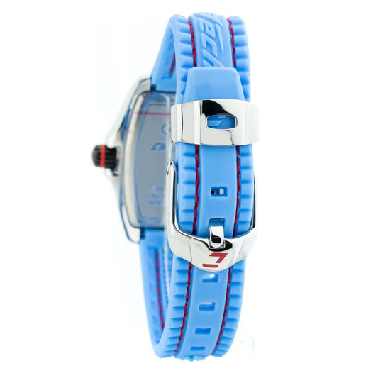 Chronotech blå gummiklocka