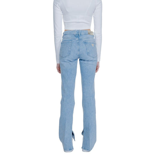 Guess lyseblå bomullsmomjeans