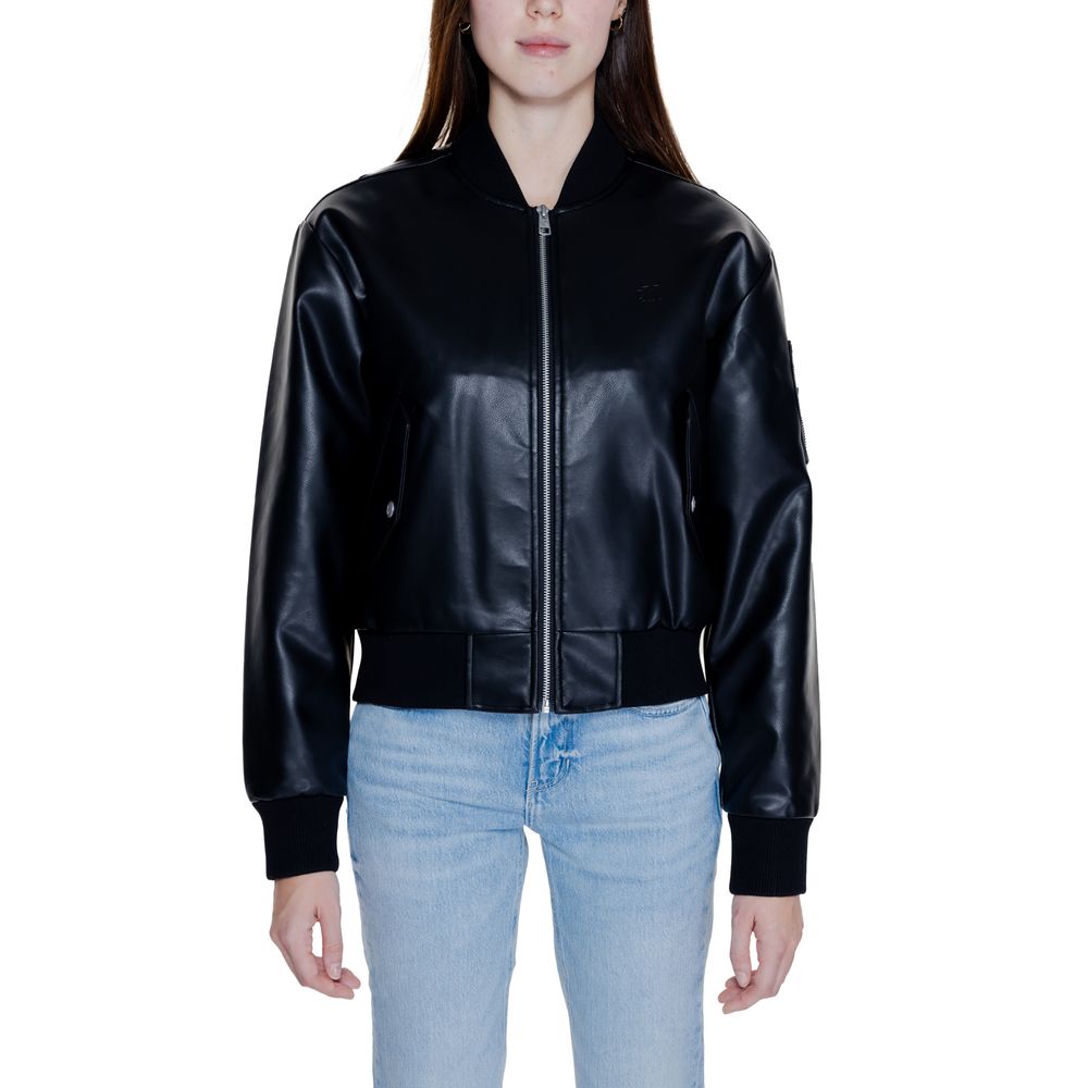 Calvin Klein Jeans svarta polyetenjackor och kappa