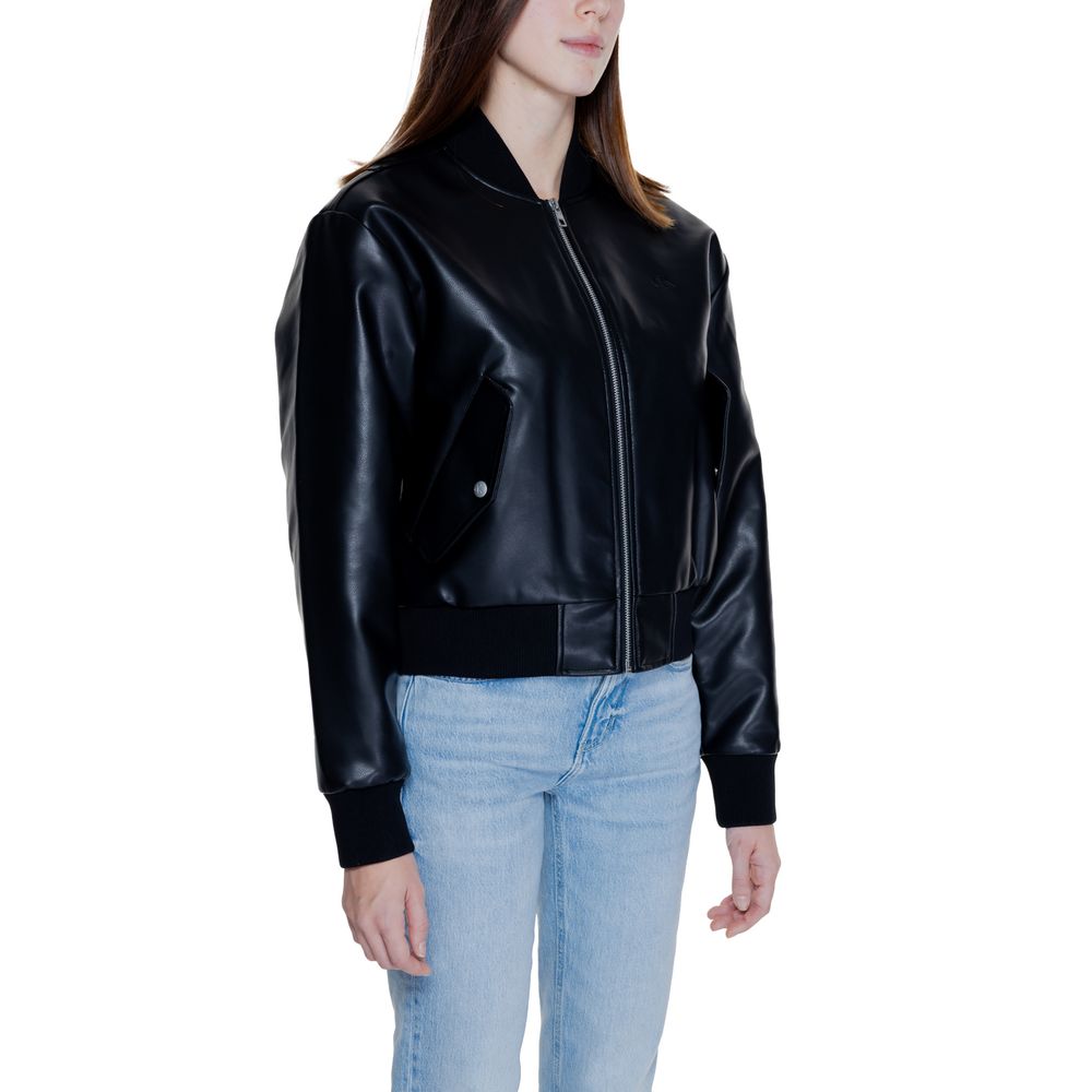 Calvin Klein Jeans svarta polyetenjackor och kappa