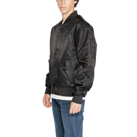 Calvin Klein Jeans Svarta Polyamidjackor &amp; Kappa