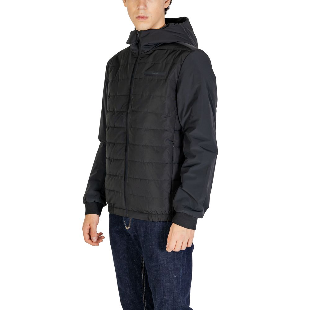 Calvin Klein svarta jackor och kappa i återvunnen polyester