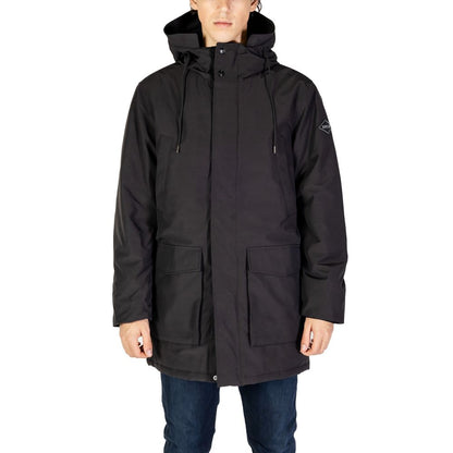 Replay svart polyamidparkas