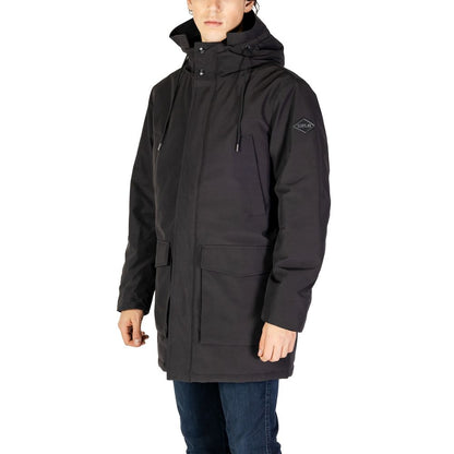 Replay svart polyamidparkas