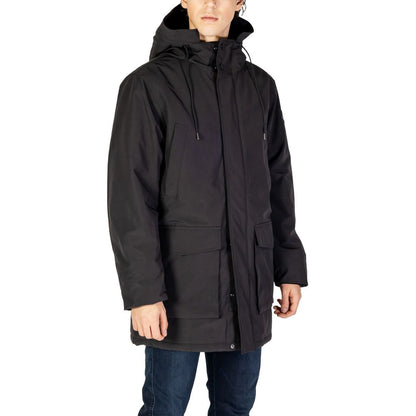 Replay svart polyamidparkas
