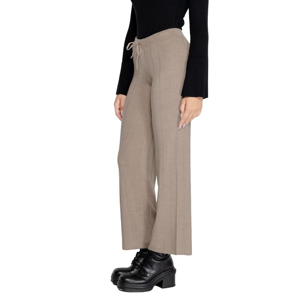 Beige Marabou-bukse