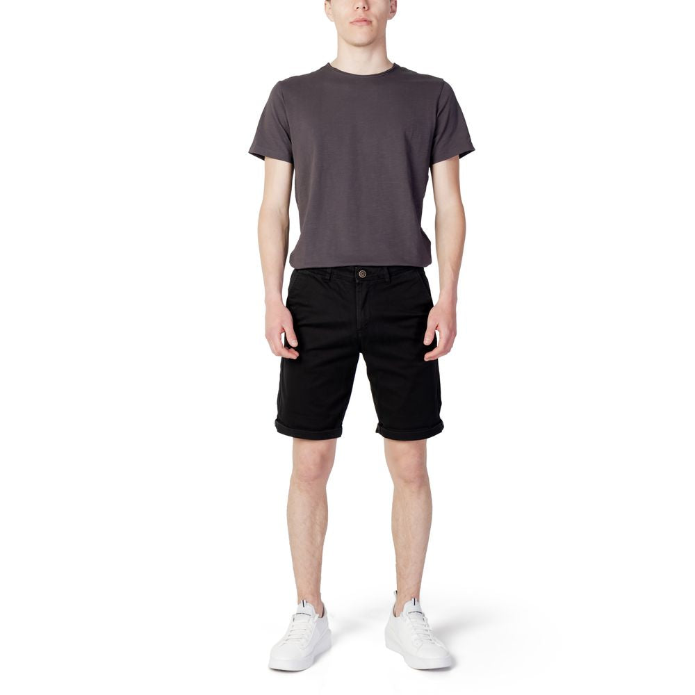 Svarta bomullsshorts