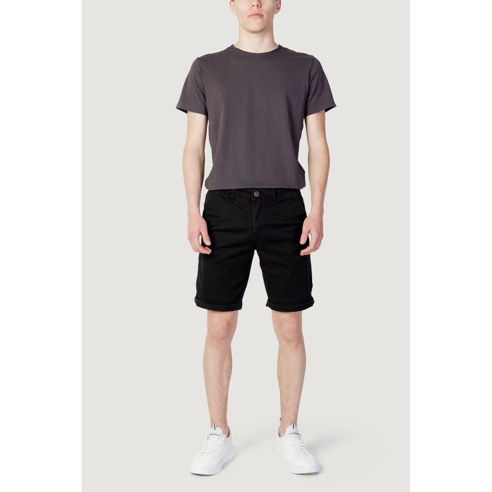 Svarta bomullsshorts