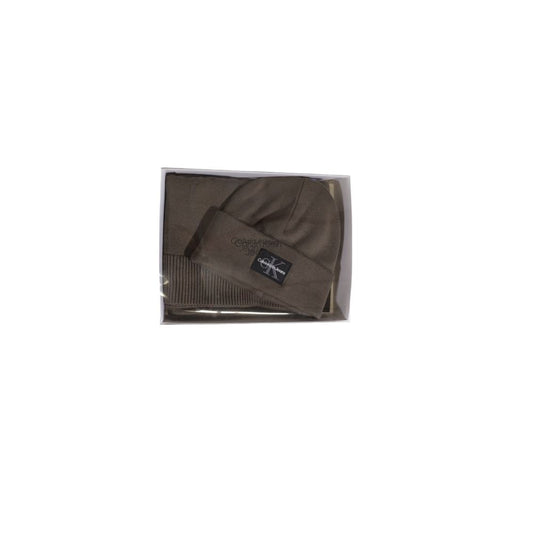 Calvin Klein Jeans Brun Bomullshalsduk