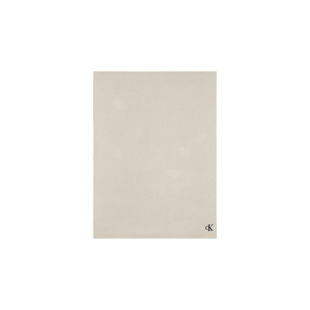 Beige bomullshalsduk