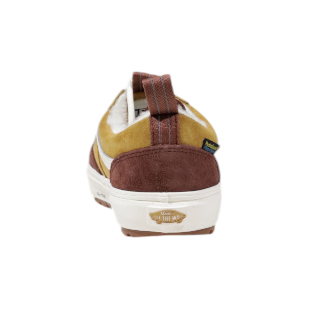 Vans Beige Leather Athletic Sneakers