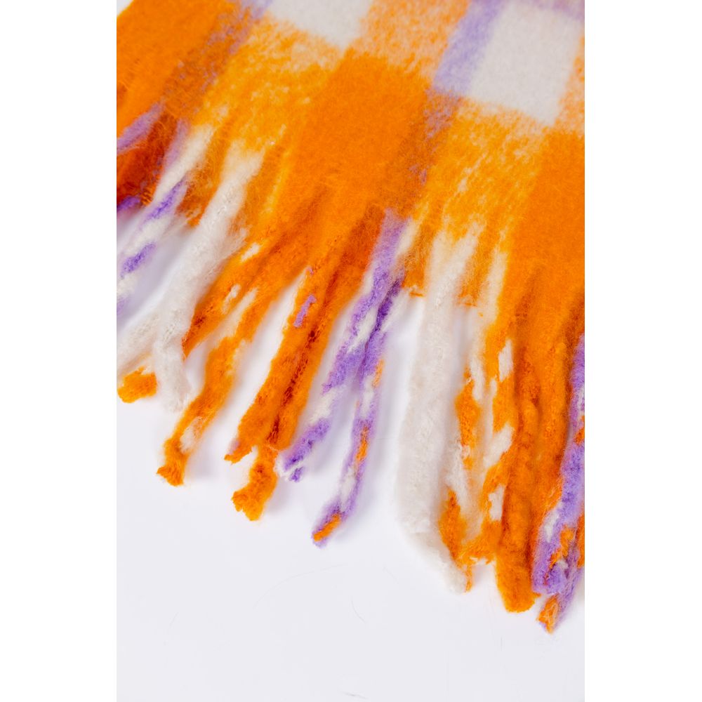 Orange polyesterhalsduk