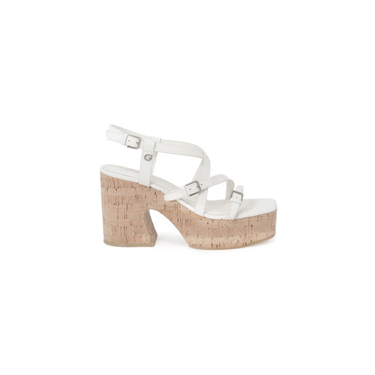 Guess Beige Skinn Høyhælte