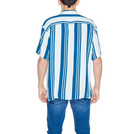 Jack Jones Blå Viskos Kortärmad