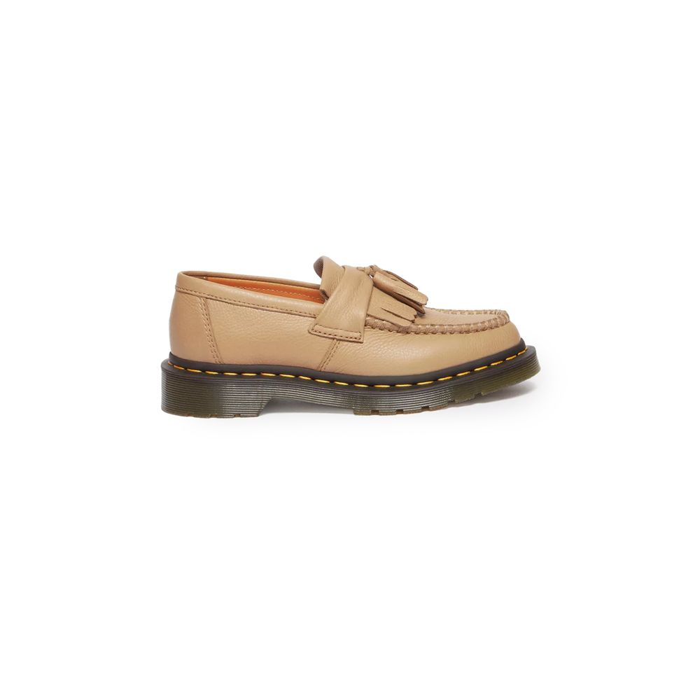 Beige läderplattform