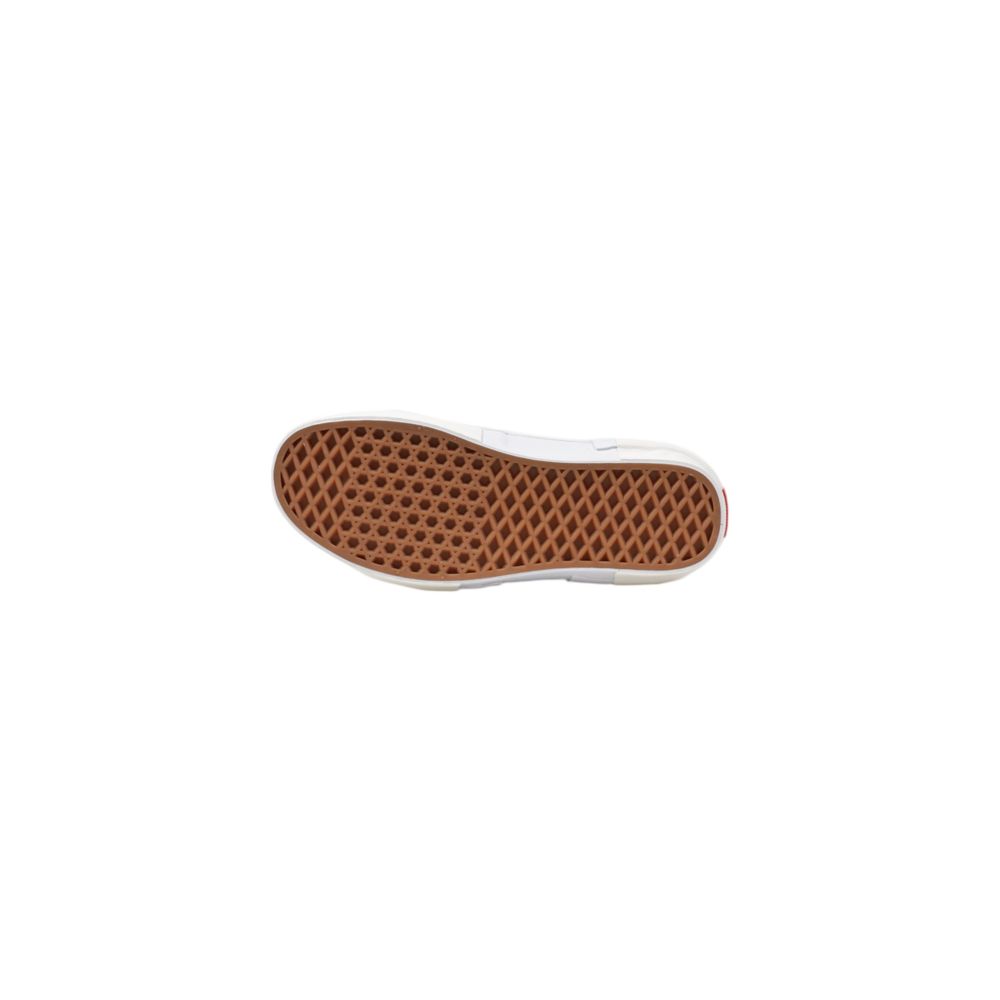 Beige lädersneaker