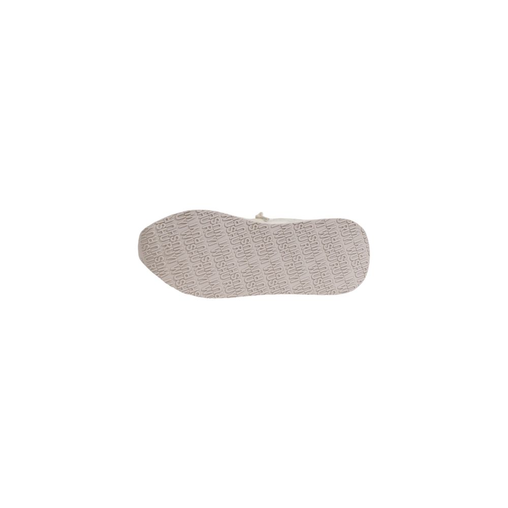 Krämfärgade ullsneakers