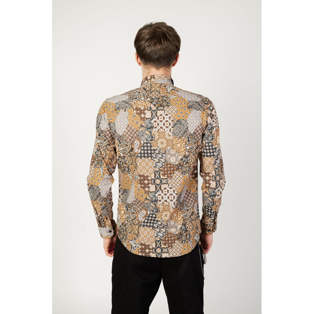 Gianni Lupo Beige Bomullsskjorta