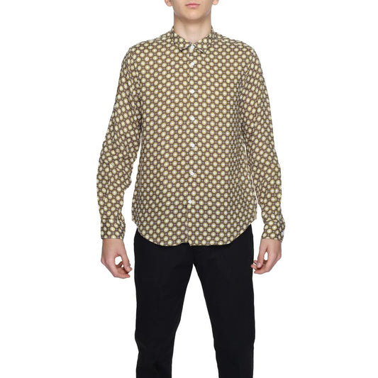 Gianni Lupo Beige Linneskjorta