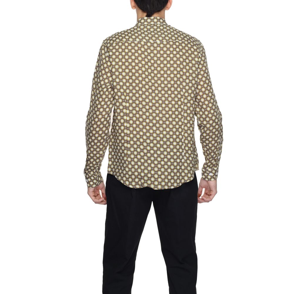 Gianni Lupo Beige Linneskjorta
