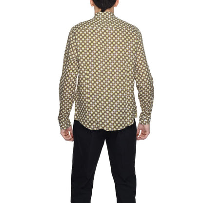 Gianni Lupo Beige Linneskjorta