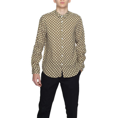 Gianni Lupo Beige Linneskjorta