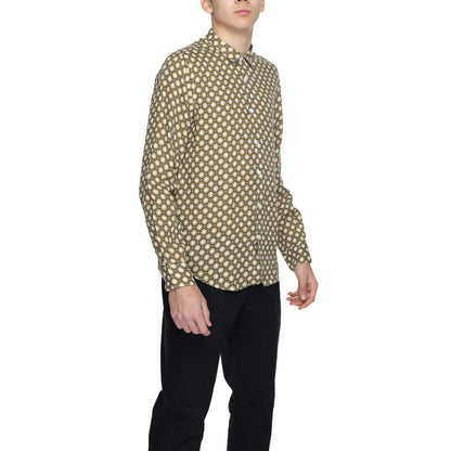 Gianni Lupo Beige Linneskjorta