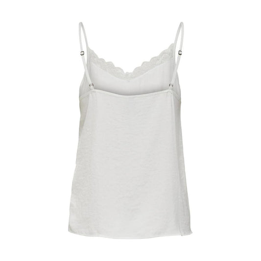 Jacqueline De Yong Vitt Linne i Polyester