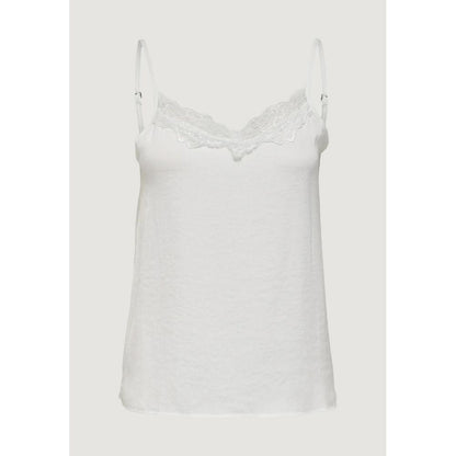 Jacqueline De Yong Hvit Polyester Tanktopp