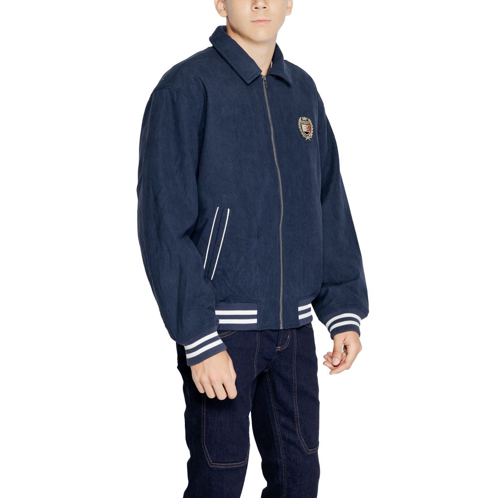 Tommy Hilfiger Jeans Blå Återvunnen Polyester Jackor &amp; Kappa