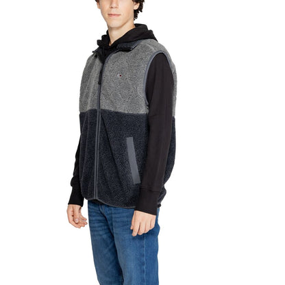 Tommy Hilfiger Jeans Svart återvunnen polyester ärmlös jacka
