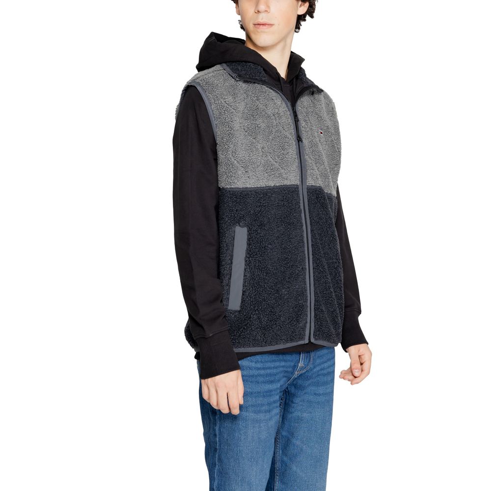 Tommy Hilfiger Jeans Svart återvunnen polyester ärmlös jacka