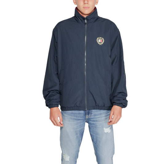 Tommy Hilfiger Jeans Blå Återvunnen Polyester Jackor &amp; Kappa