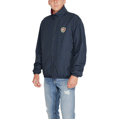 Tommy Hilfiger Jeans Blå Återvunnen Polyester Jackor &amp; Kappa