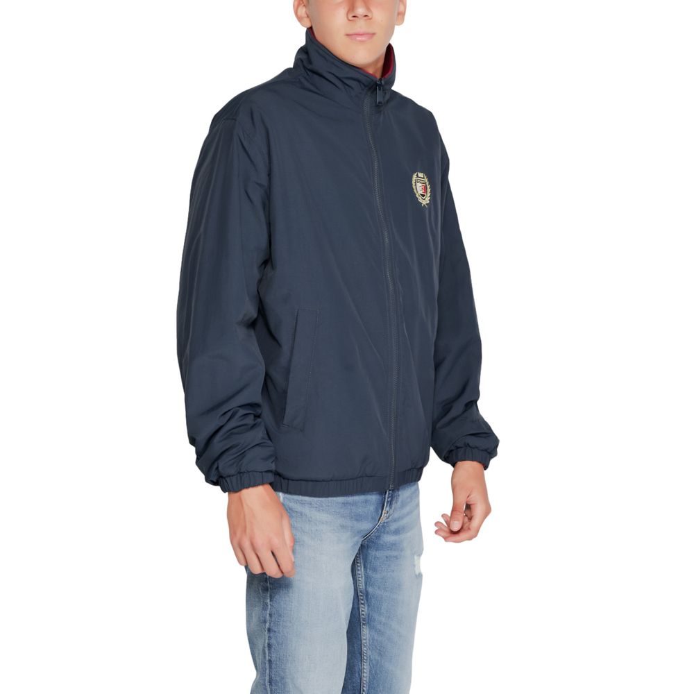 Tommy Hilfiger Jeans Blå Återvunnen Polyester Jackor &amp; Kappa