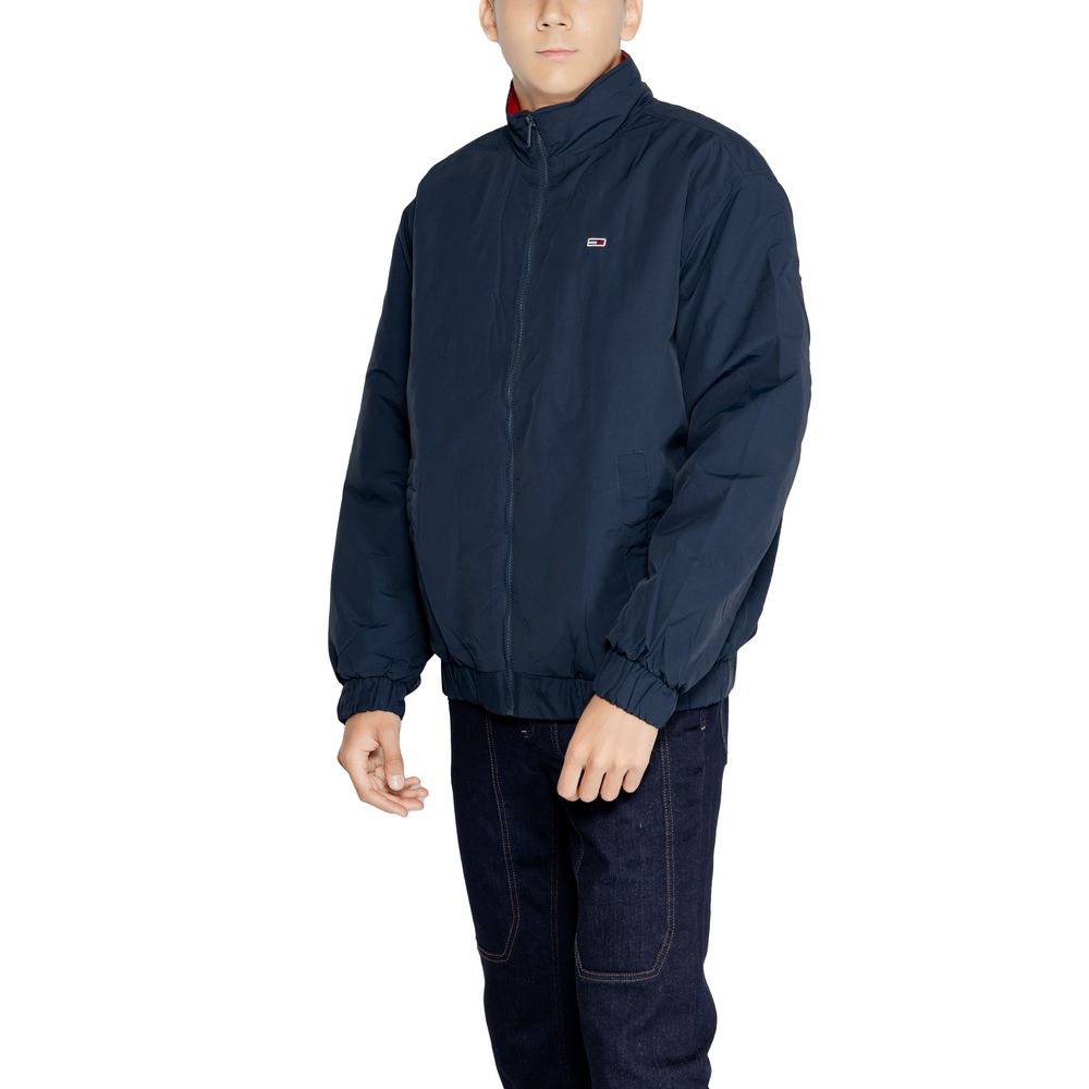Tommy Hilfiger Jeans Blå Polyamidjackor &amp; Kappa