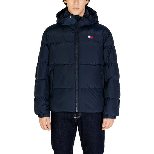 Tommy Hilfiger Jeans Blå Återvunnen Polyester Jackor &amp; Kappa