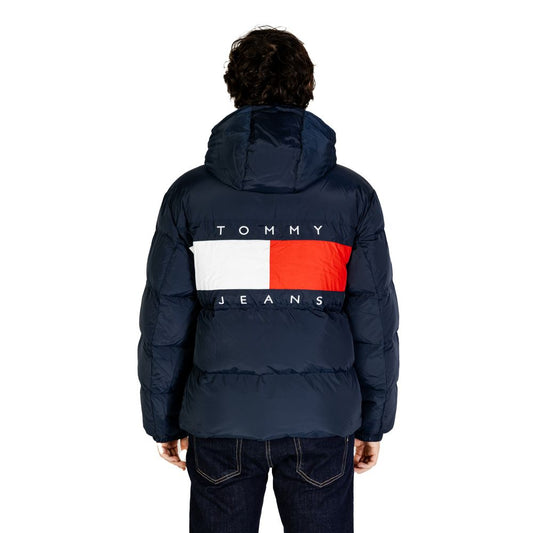 Tommy Hilfiger Jeans Blå Återvunnen Polyester Jackor &amp; Kappa