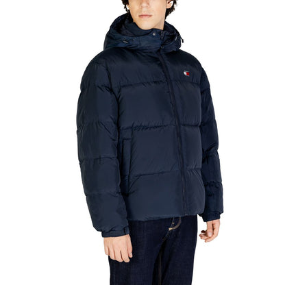 Tommy Hilfiger Jeans Blå Återvunnen Polyester Jackor &amp; Kappa