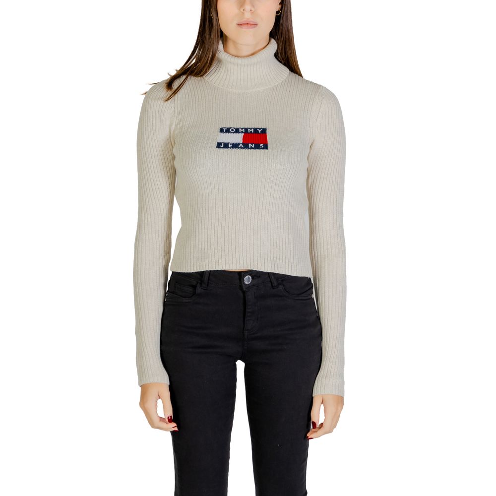 Beige tröja i återvunnen polyester