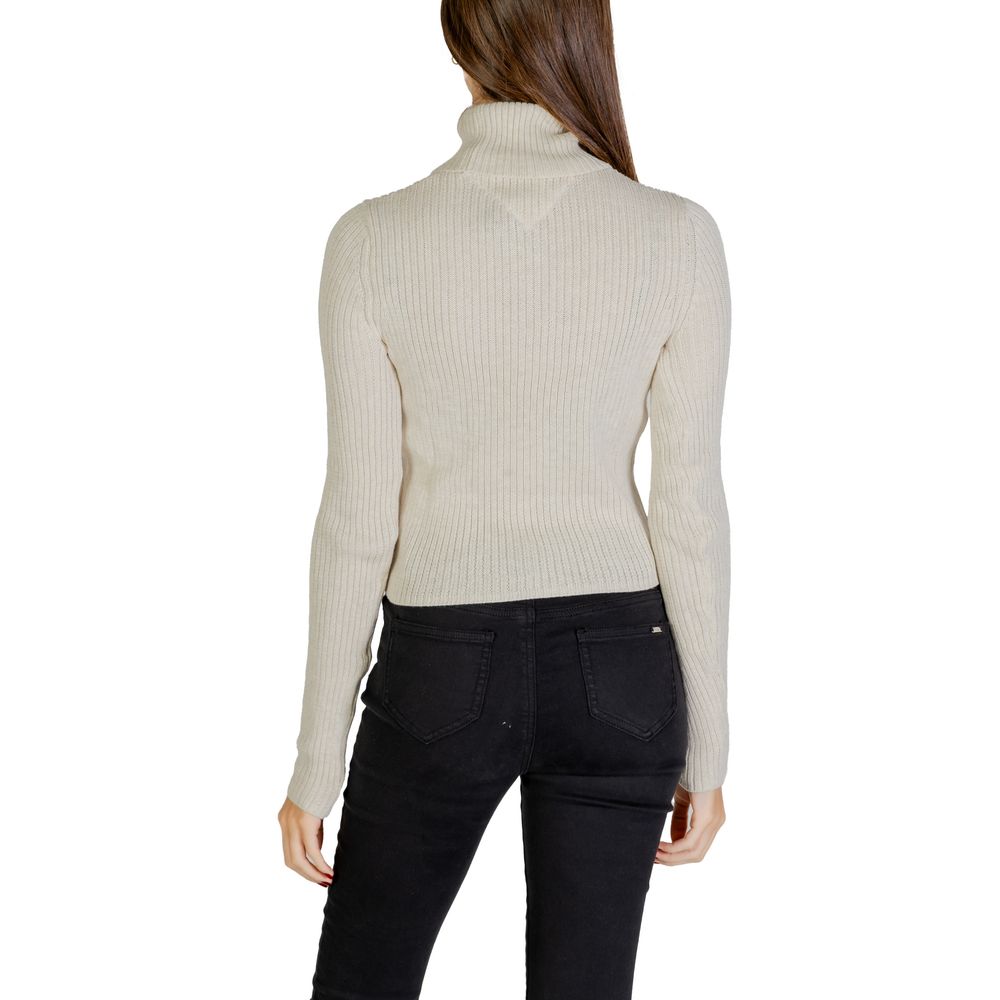 Beige tröja i återvunnen polyester