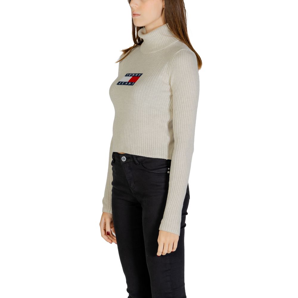 Beige tröja i återvunnen polyester