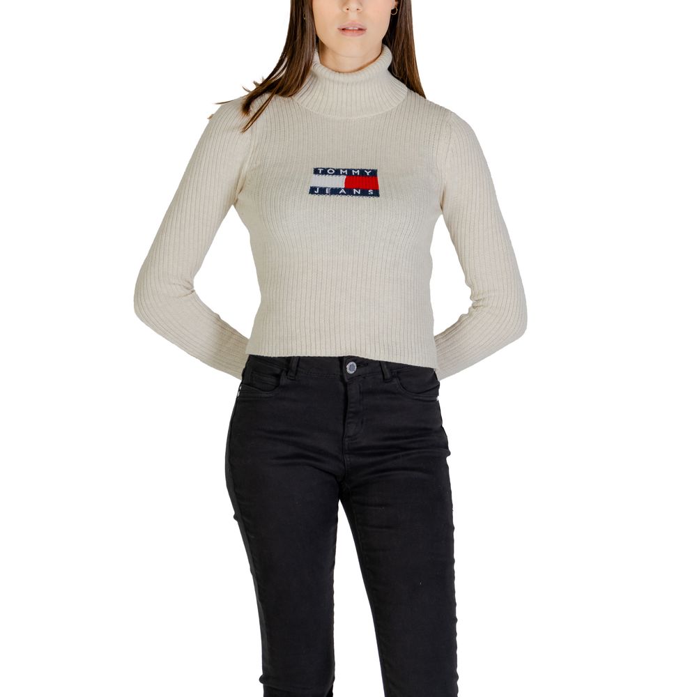 Beige tröja i återvunnen polyester