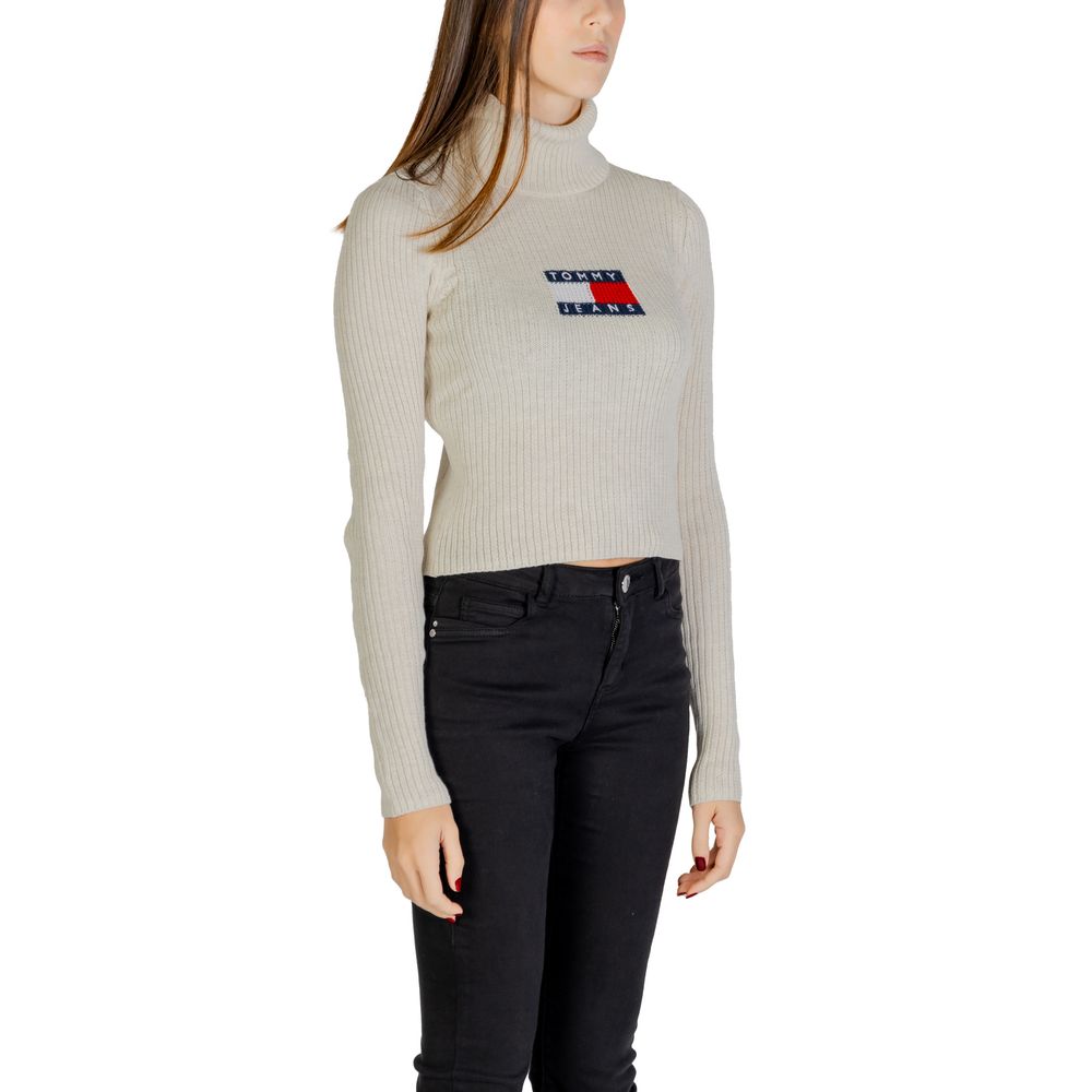 Beige tröja i återvunnen polyester