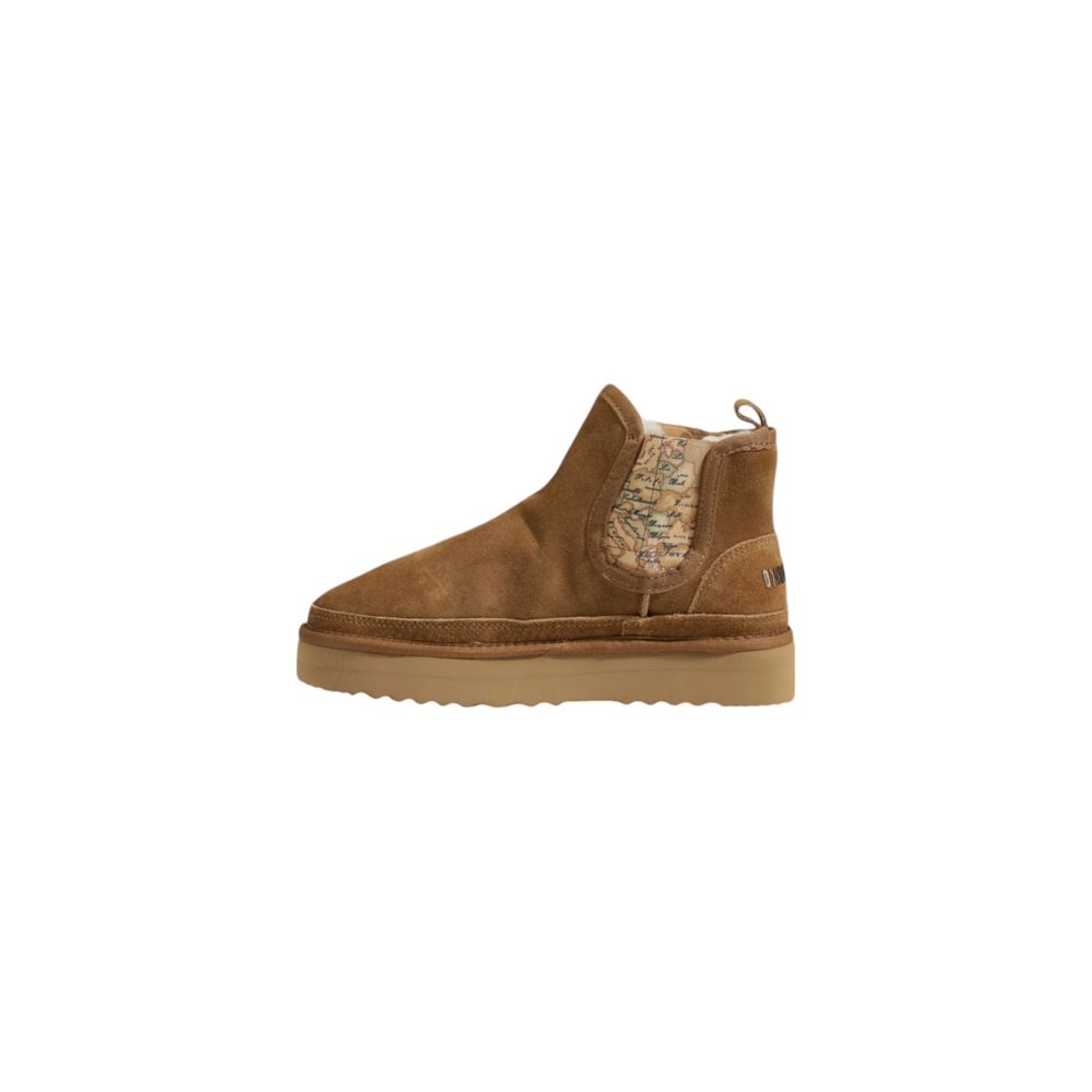 Beige läderfotled