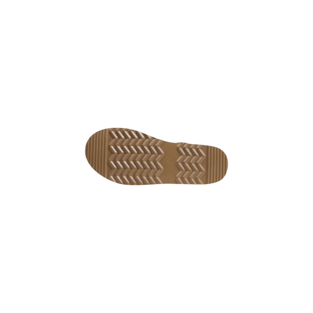 Beige läderfotled