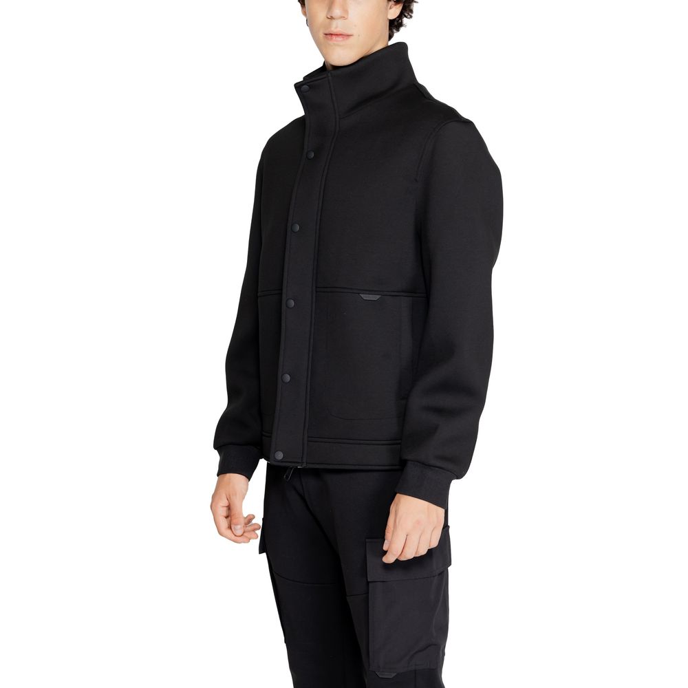 Antony Morato Svarta Polyesterjackor &amp; Kappa